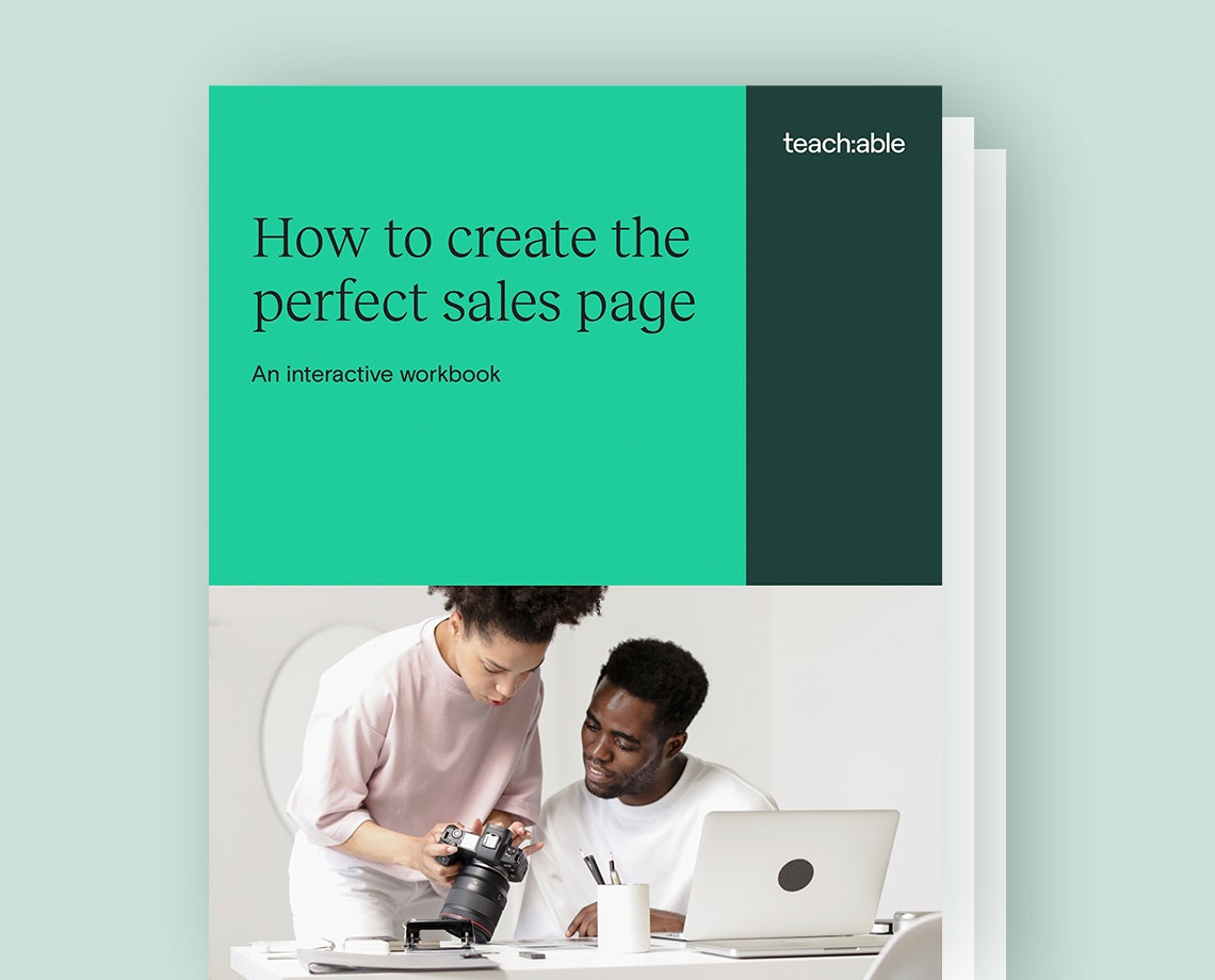 Build your sales page with our template