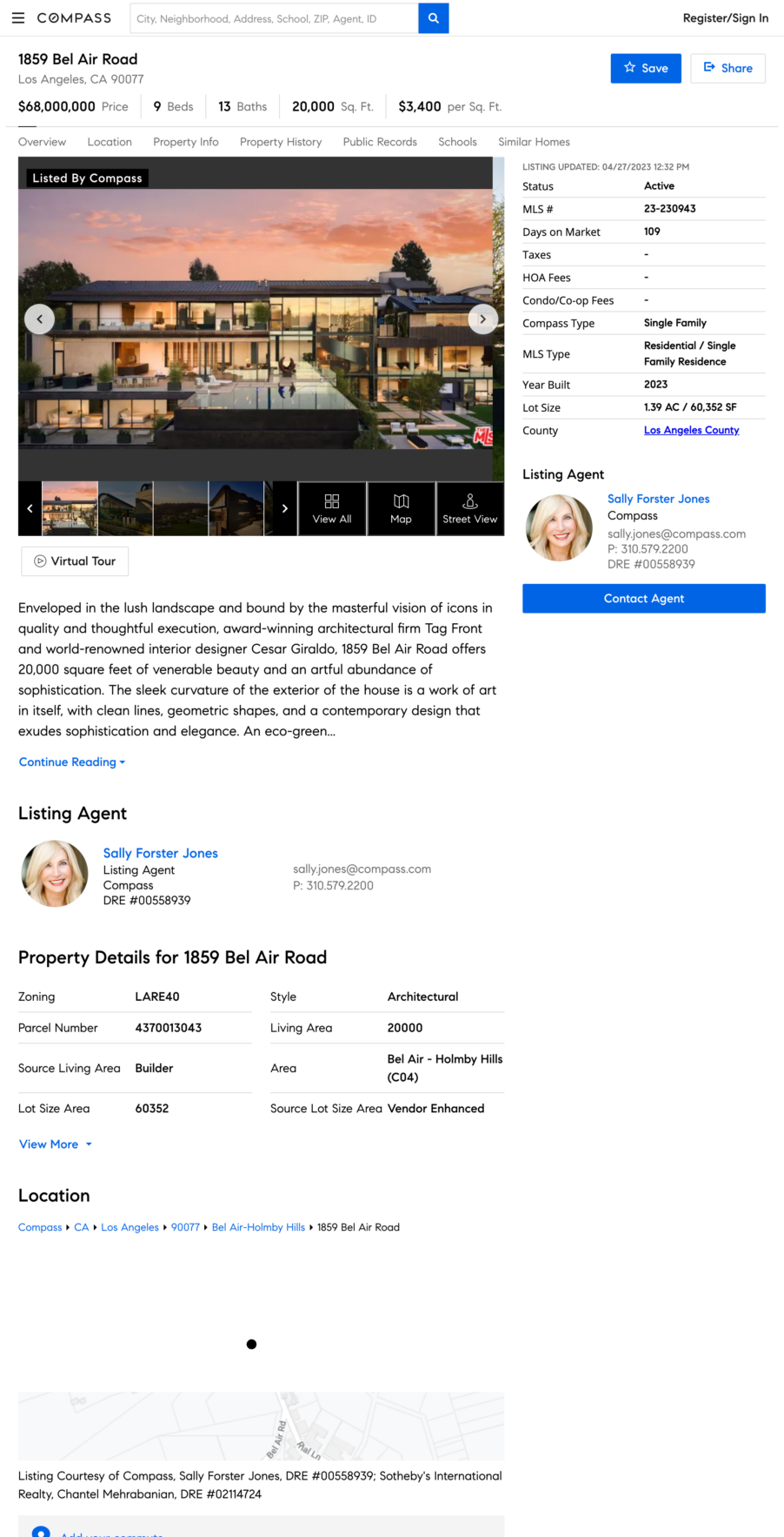 real estate landing page